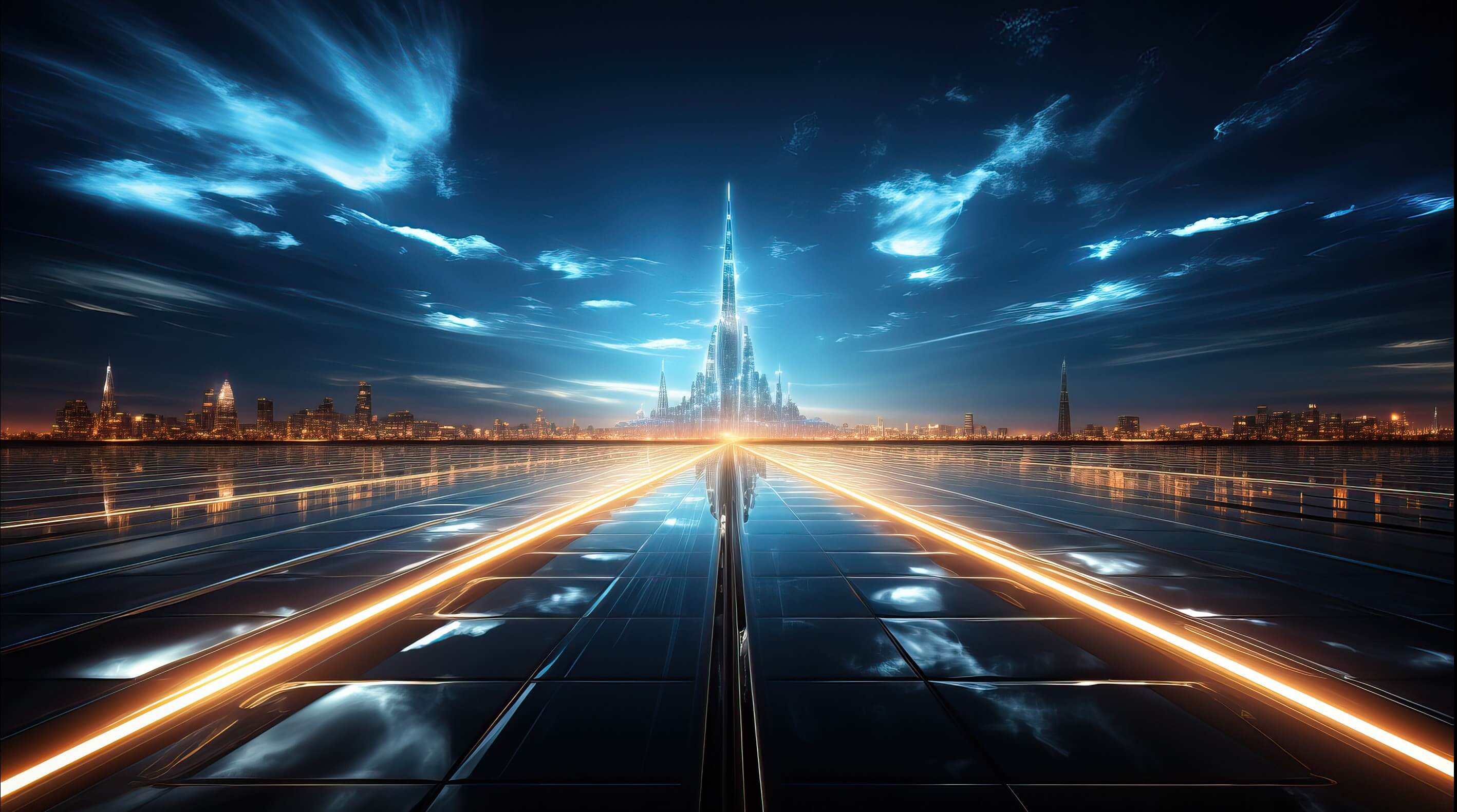 Futuristic concept illustration